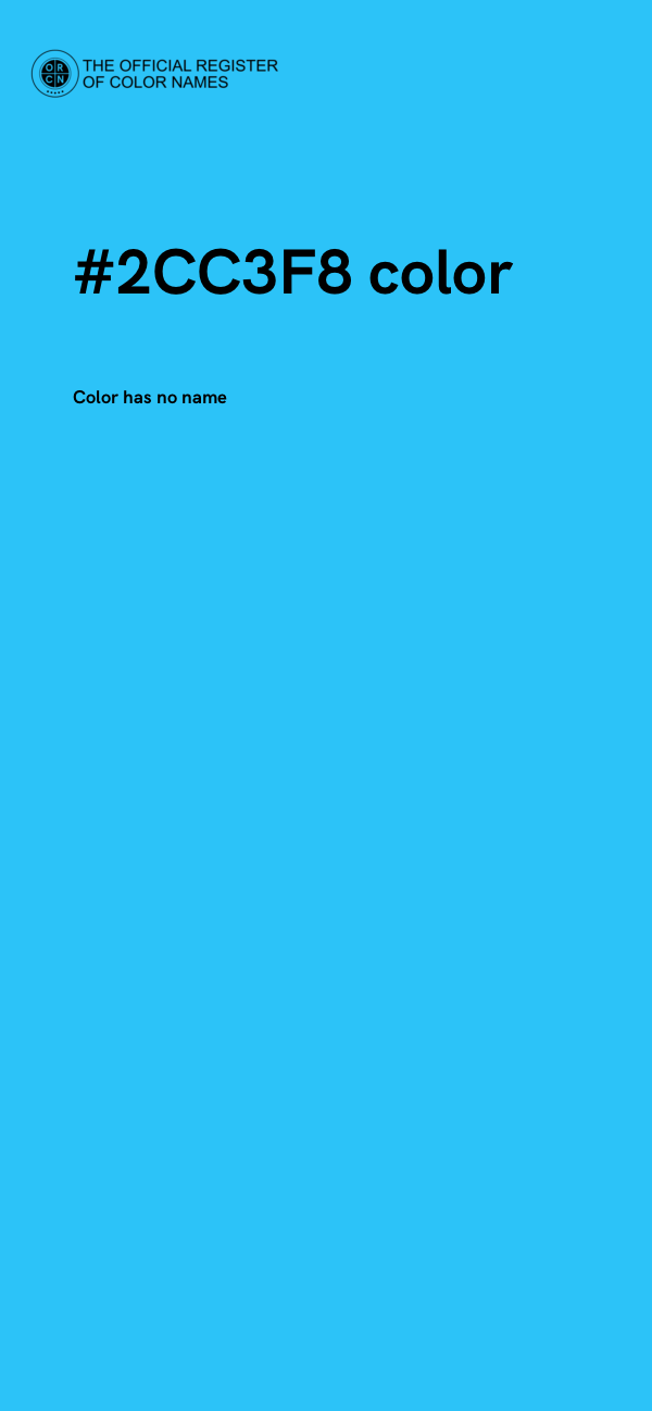 #2CC3F8 color image