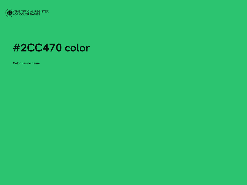 #2CC470 color image