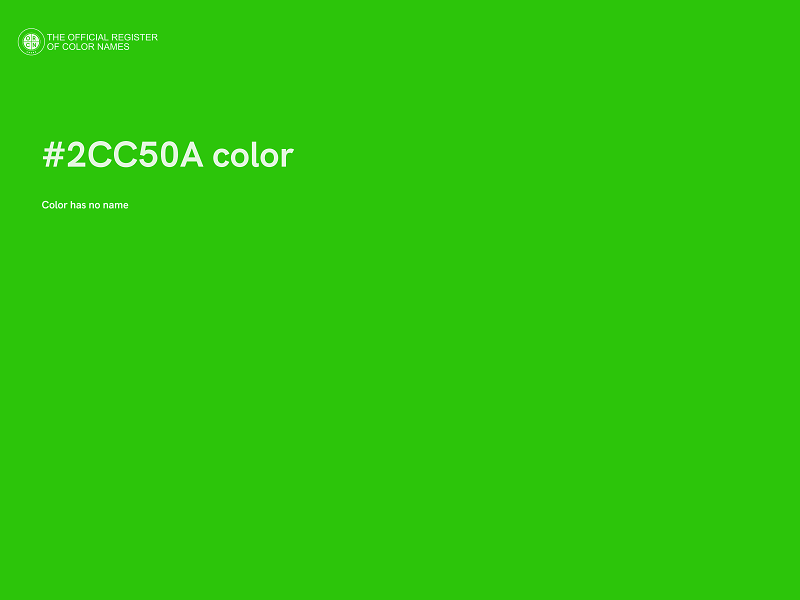 #2CC50A color image