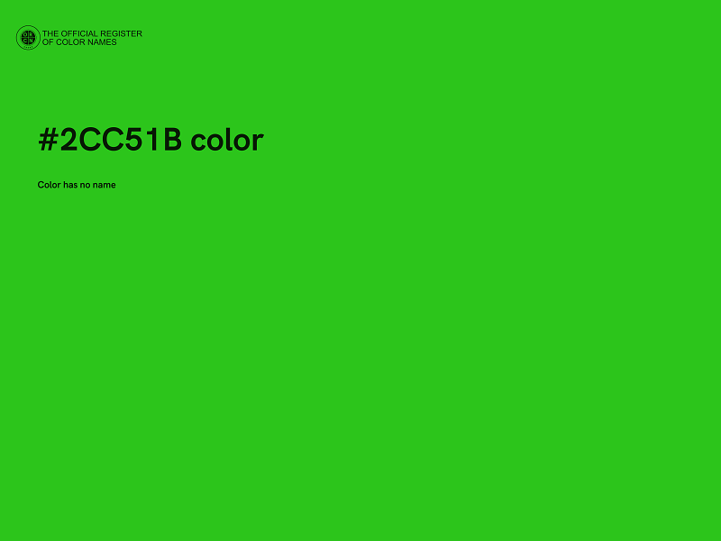 #2CC51B color image