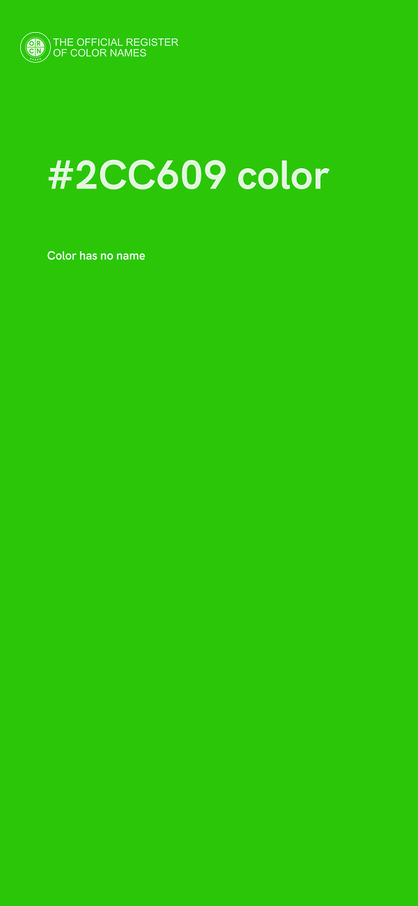 #2CC609 color image