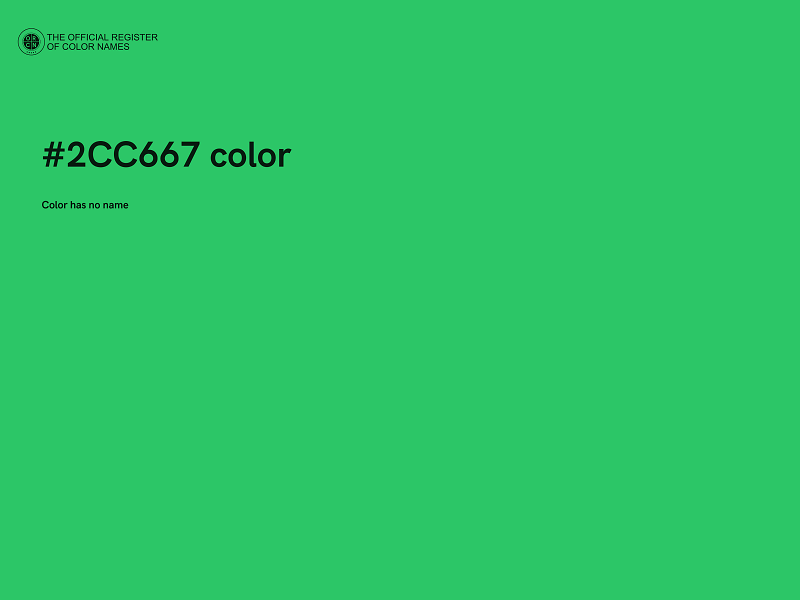 #2CC667 color image