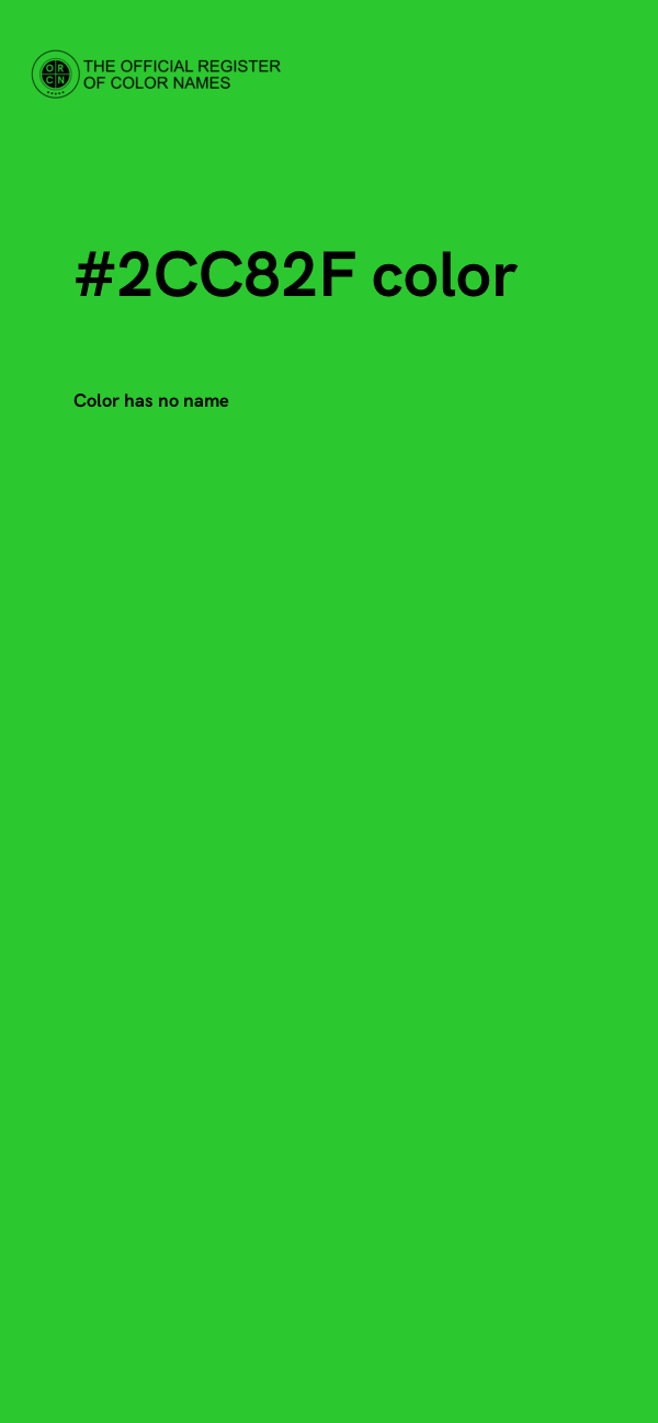 #2CC82F color image