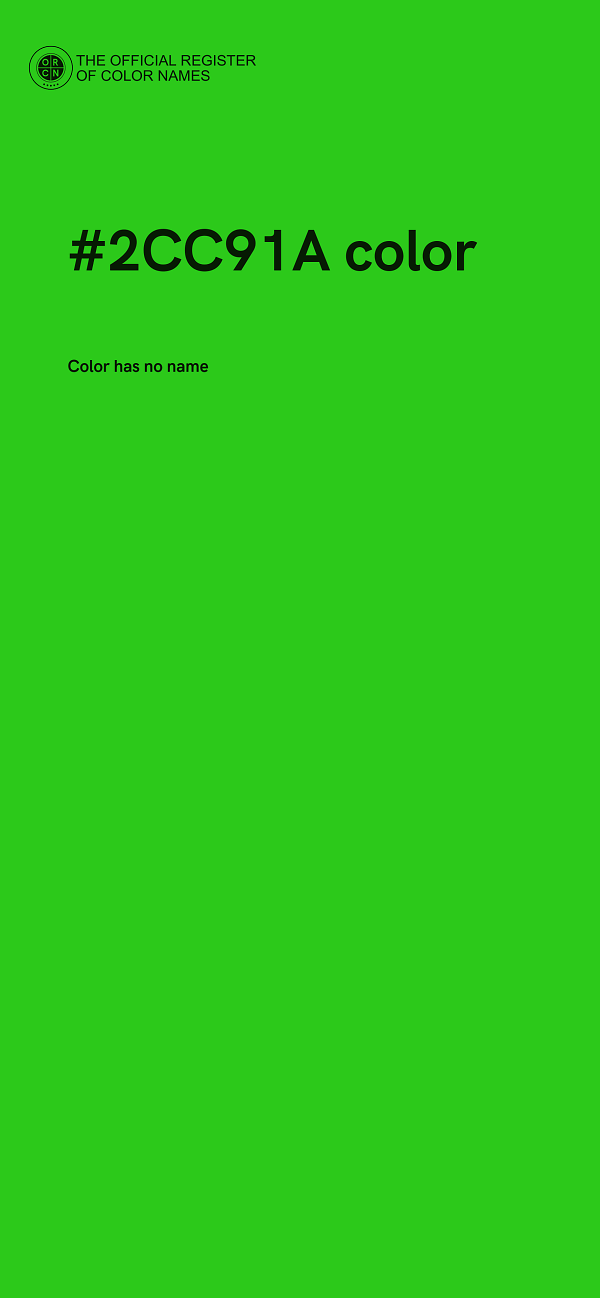 #2CC91A color image