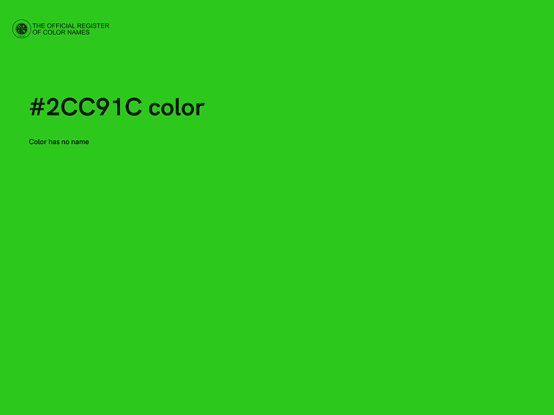#2CC91C color image