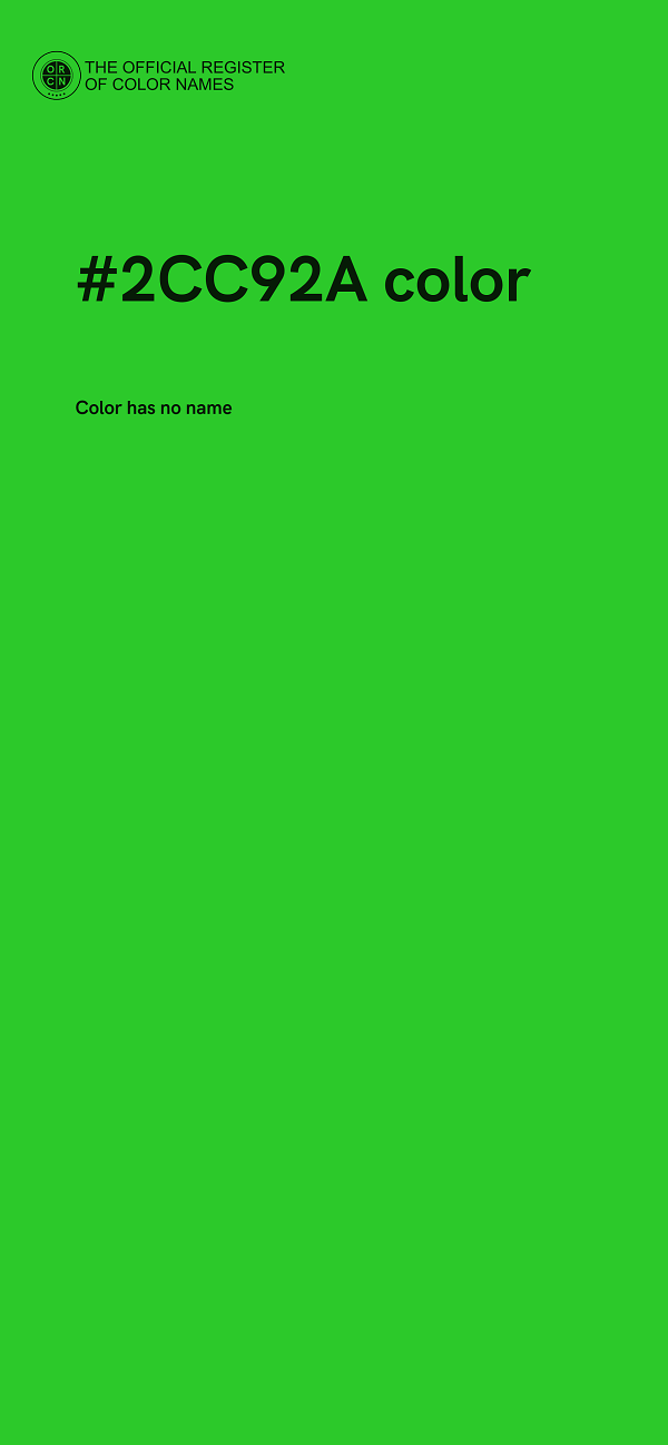 #2CC92A color image