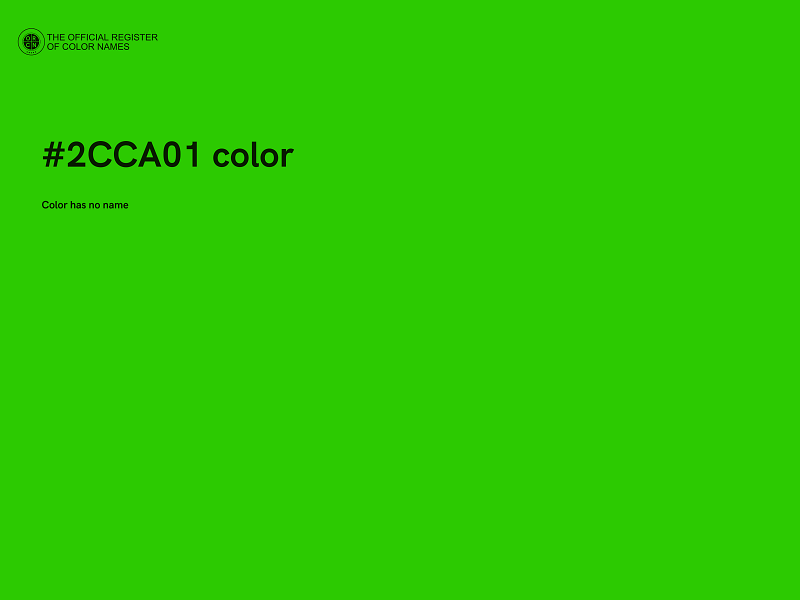 #2CCA01 color image