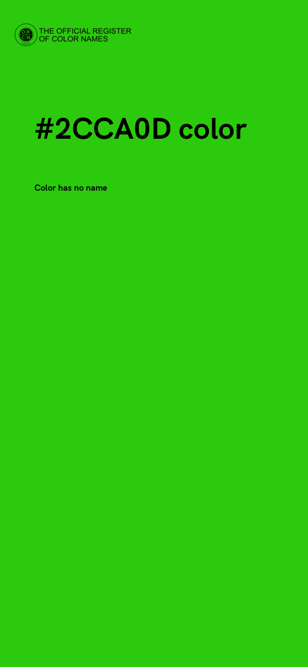 #2CCA0D color image
