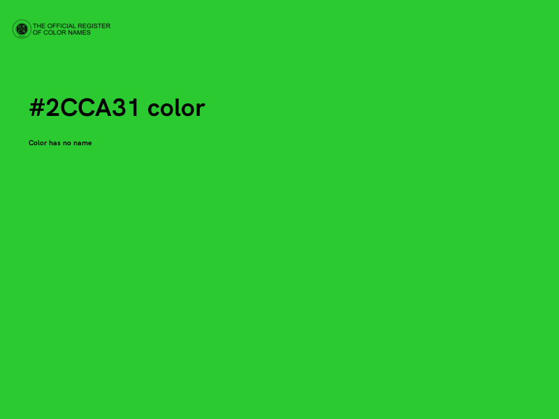 #2CCA31 color image