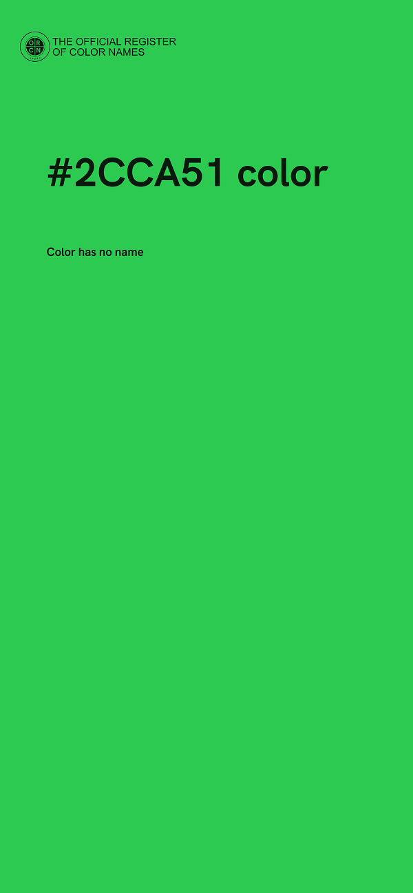 #2CCA51 color image