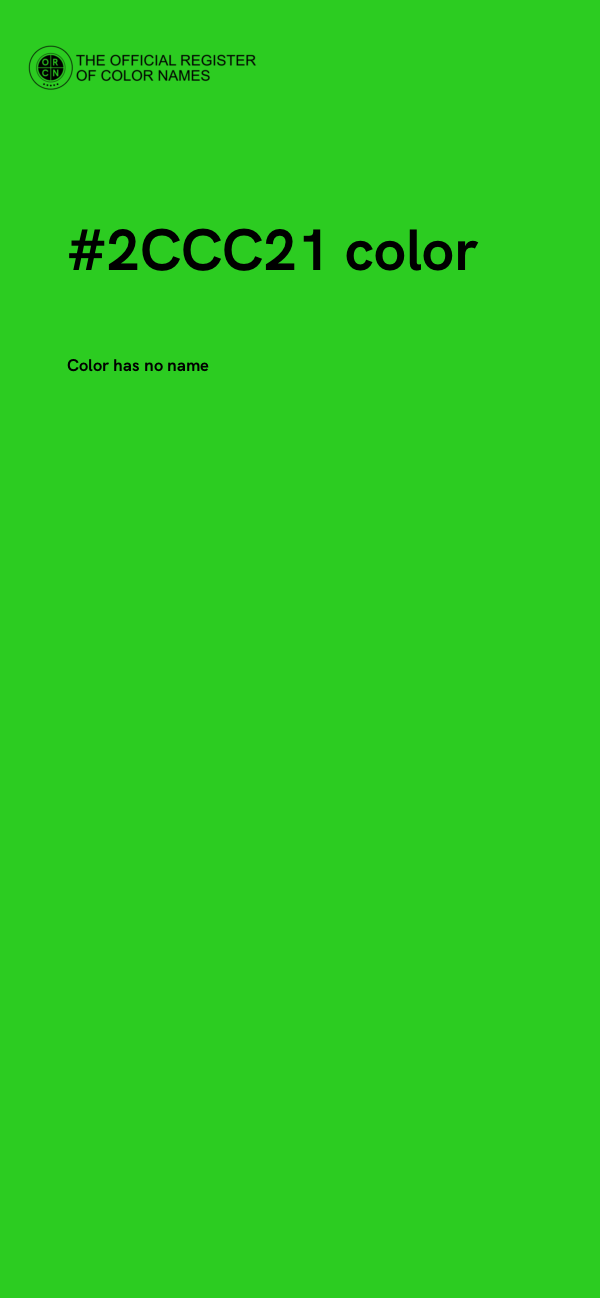 #2CCC21 color image