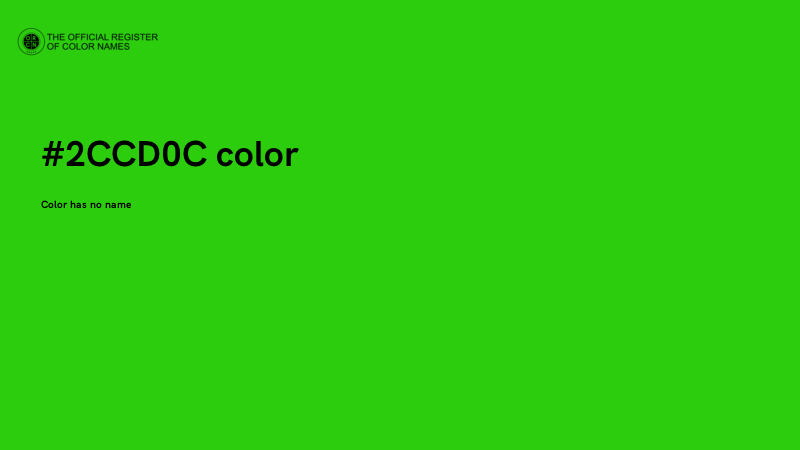 #2CCD0C color image