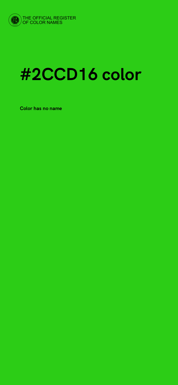 #2CCD16 color image