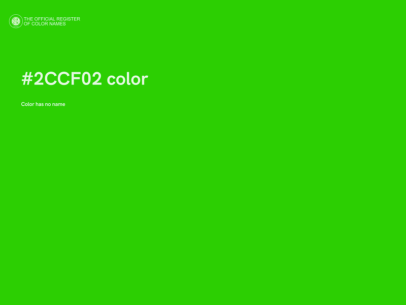 #2CCF02 color image