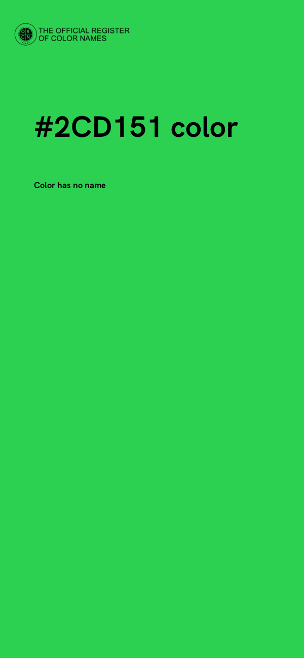 #2CD151 color image
