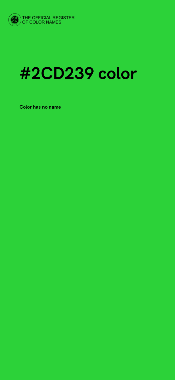 #2CD239 color image
