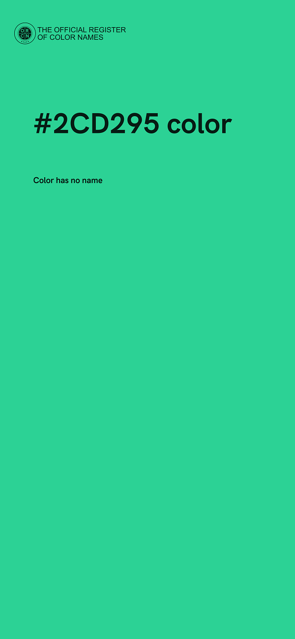 #2CD295 color image