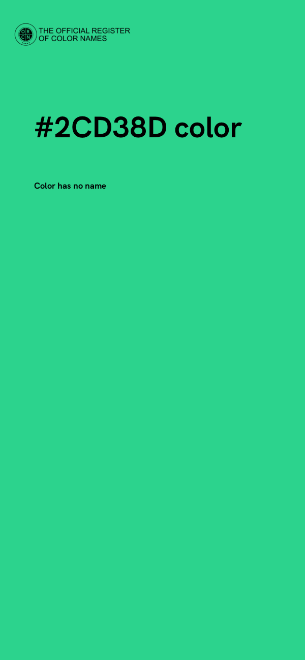 #2CD38D color image