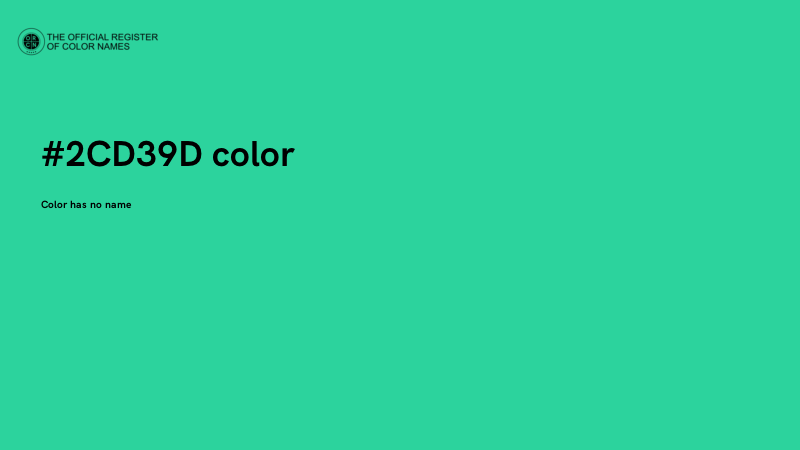 #2CD39D color image