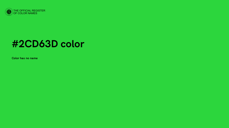 #2CD63D color image