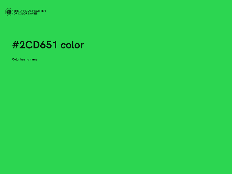 #2CD651 color image