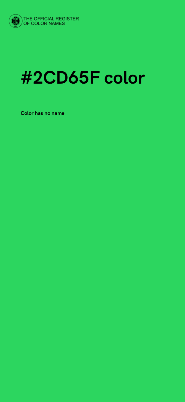 #2CD65F color image