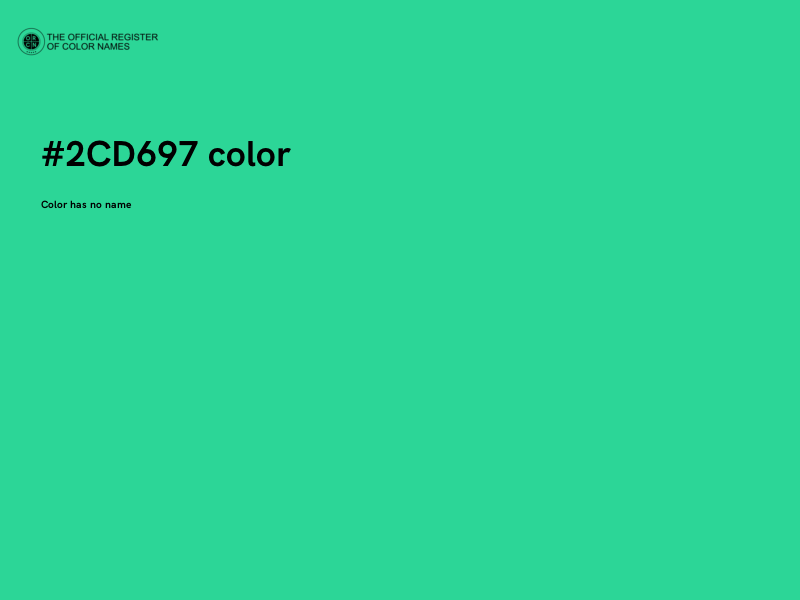 #2CD697 color image