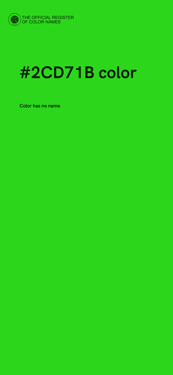 #2CD71B color image