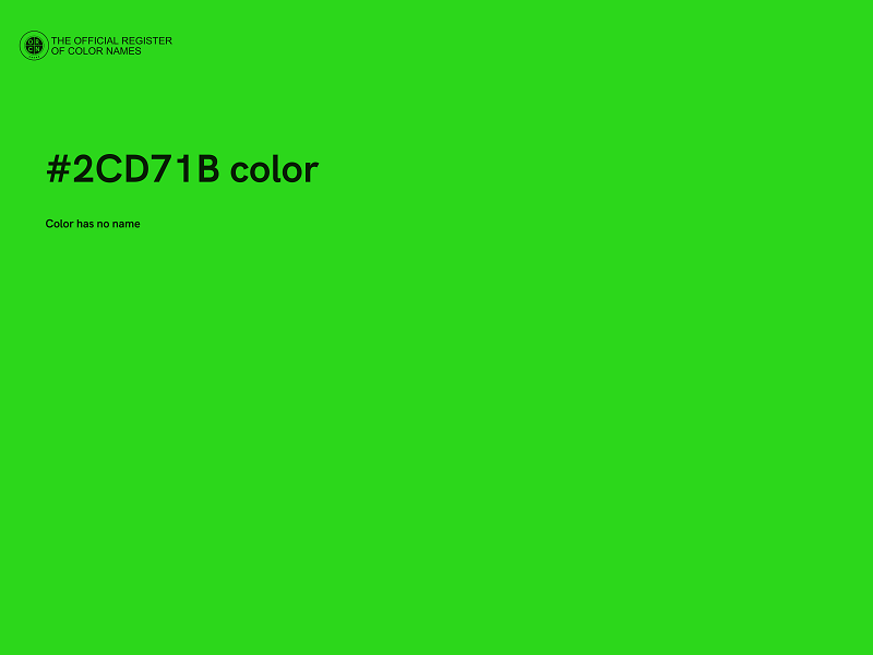 #2CD71B color image