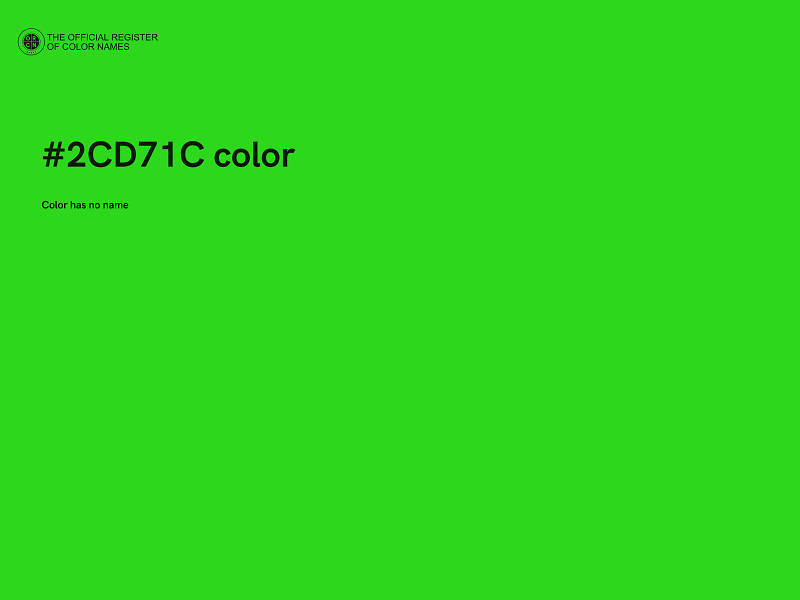 #2CD71C color image