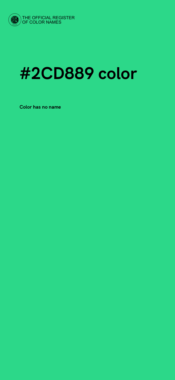 #2CD889 color image
