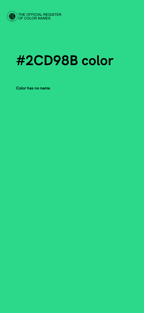 #2CD98B color image