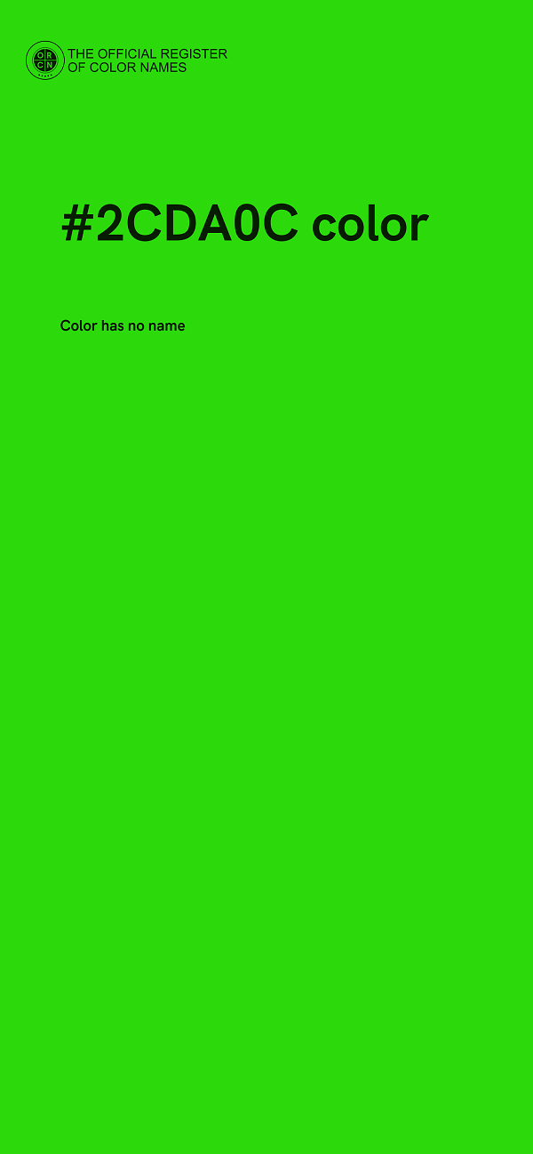 #2CDA0C color image