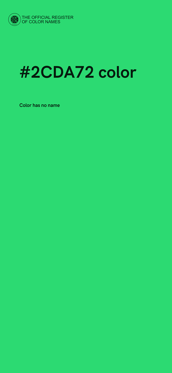 #2CDA72 color image