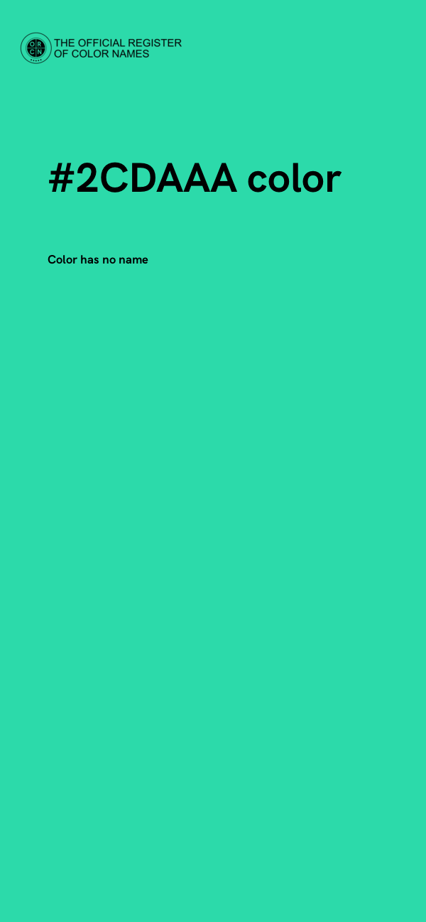 #2CDAAA color image