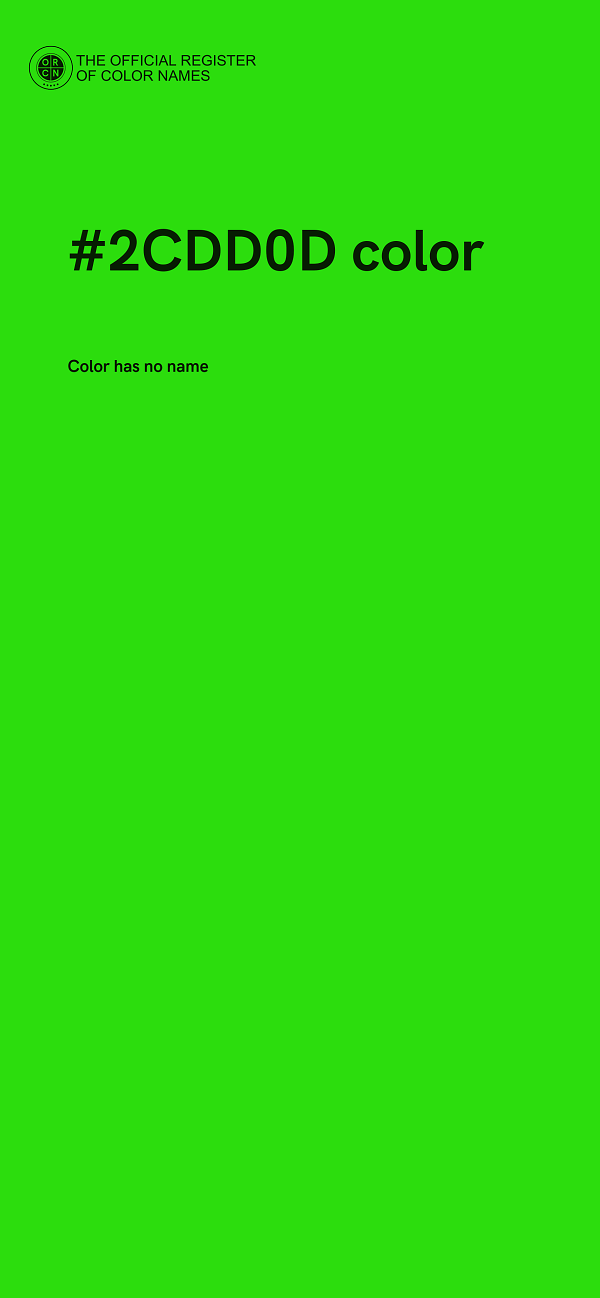 #2CDD0D color image