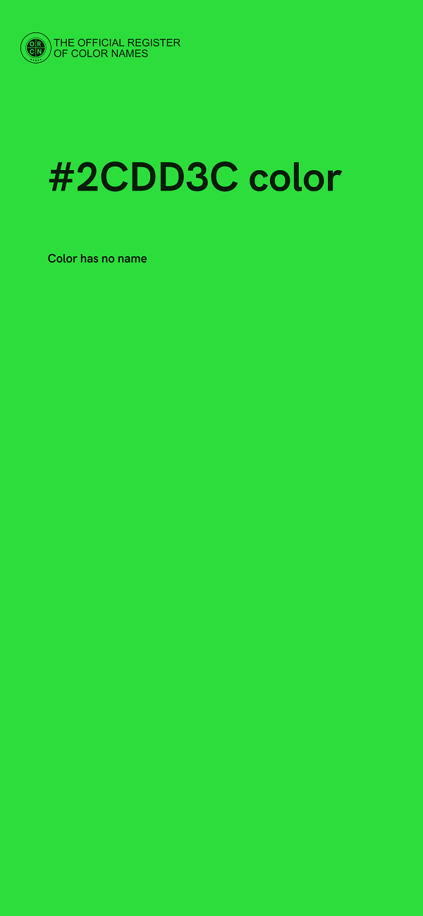 #2CDD3C color image