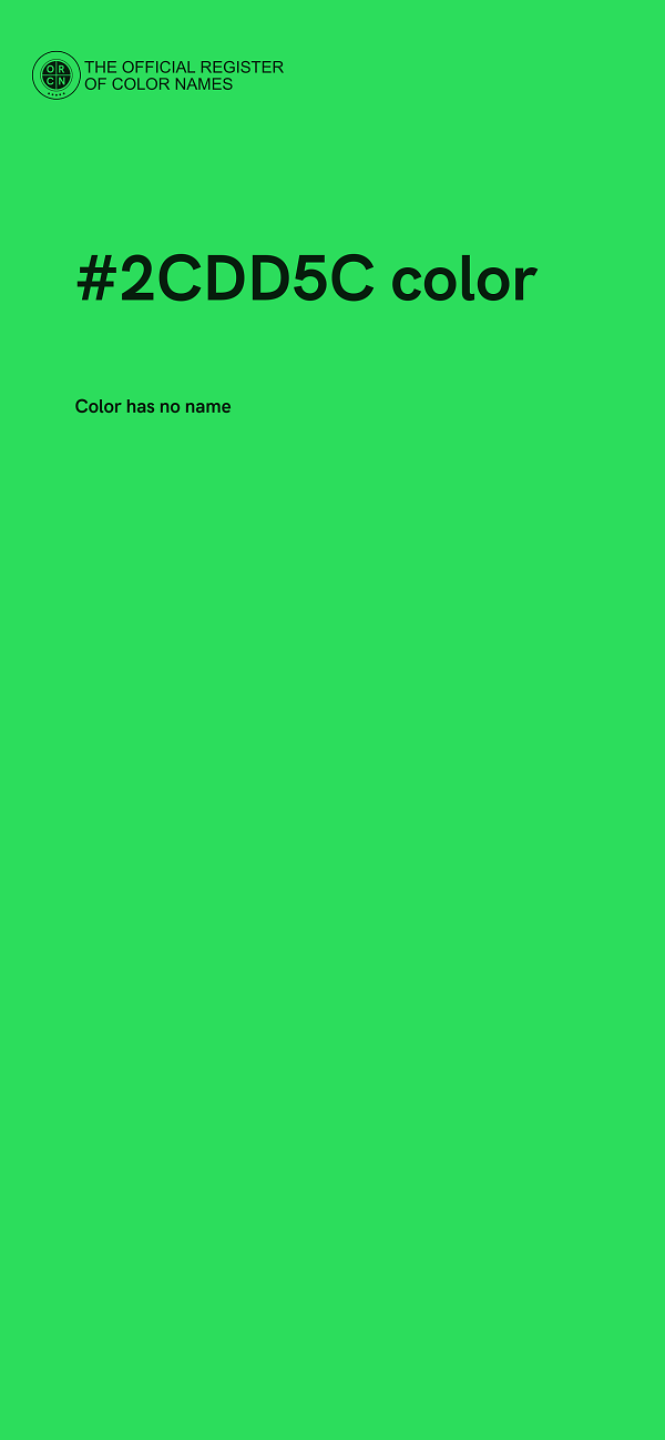 #2CDD5C color image