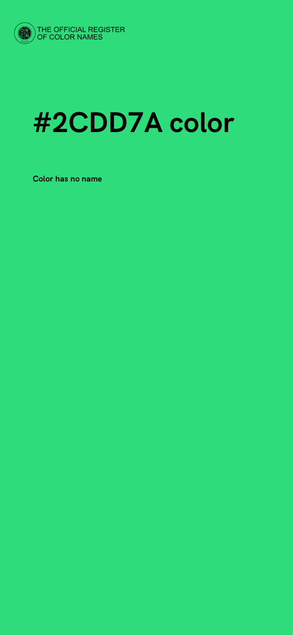 #2CDD7A color image