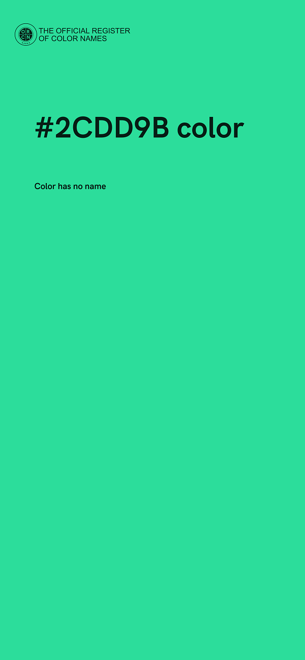 #2CDD9B color image