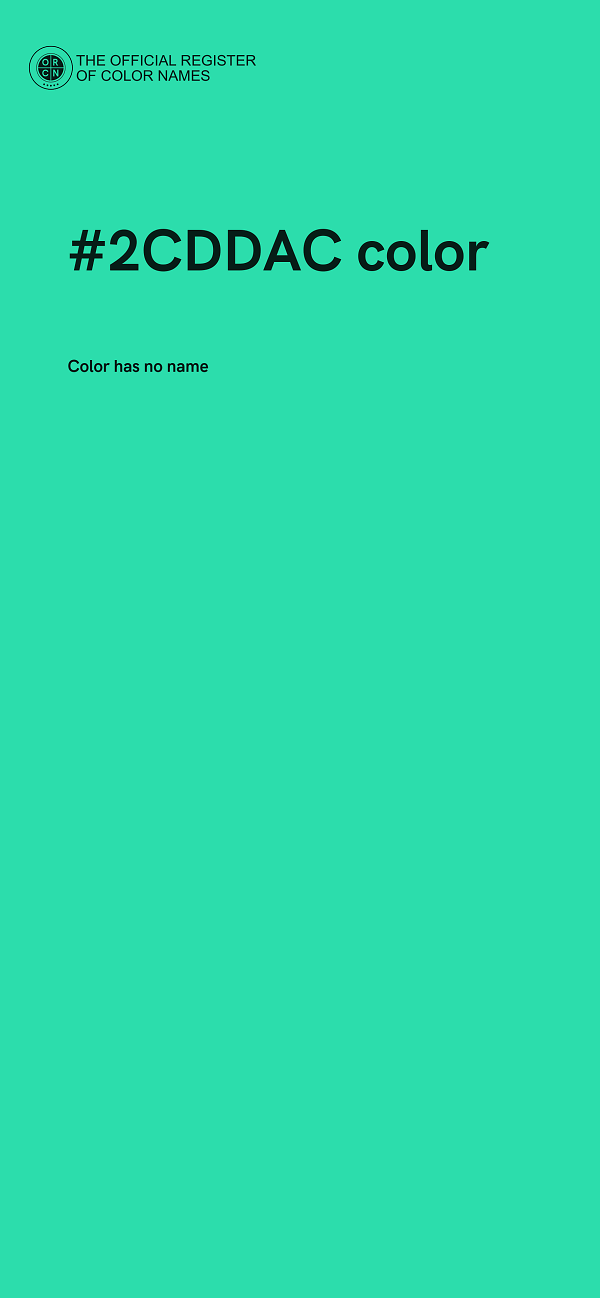 #2CDDAC color image