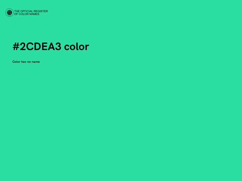 #2CDEA3 color image