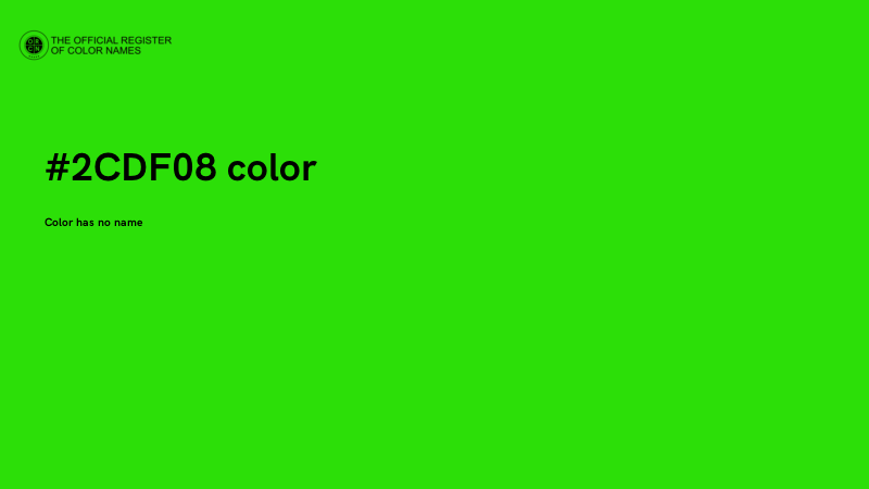 #2CDF08 color image