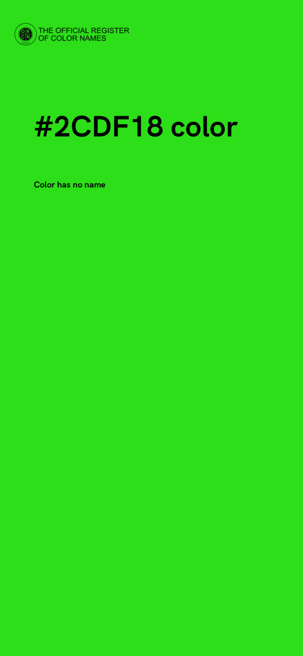 #2CDF18 color image