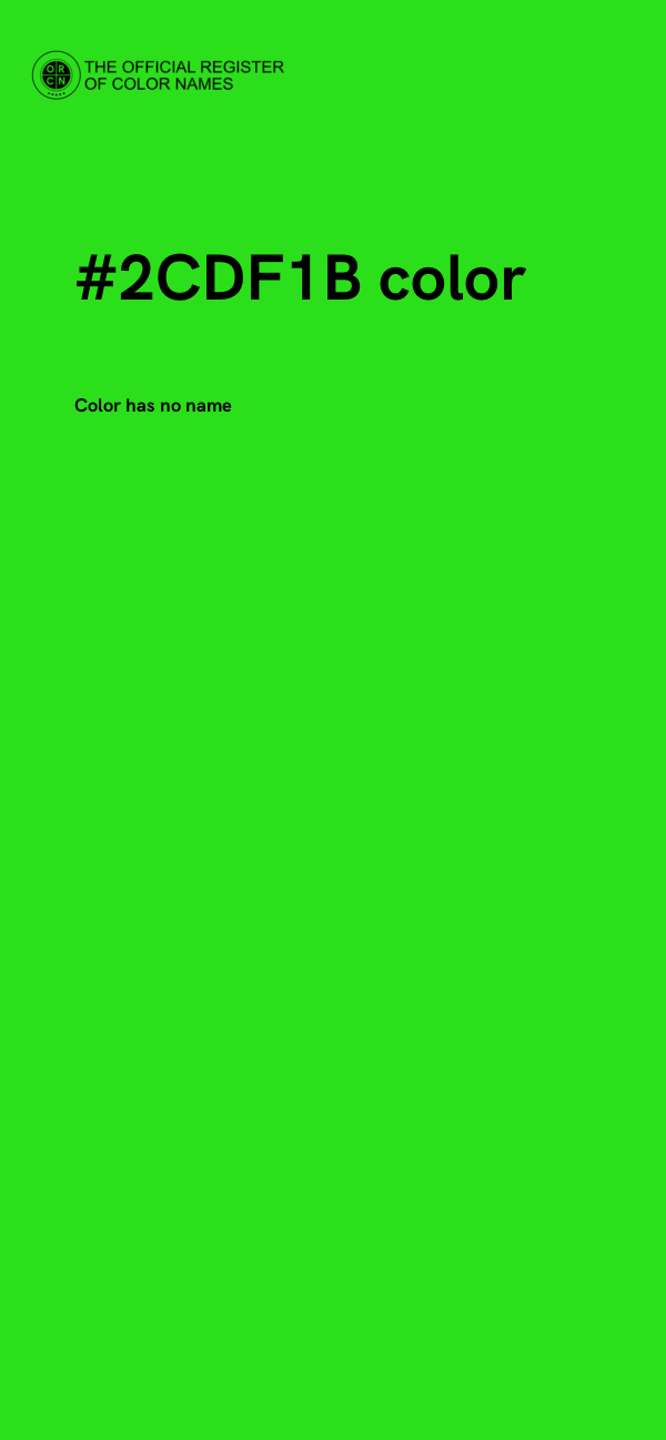 #2CDF1B color image