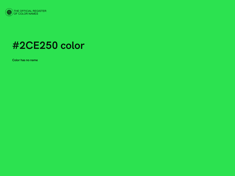 #2CE250 color image