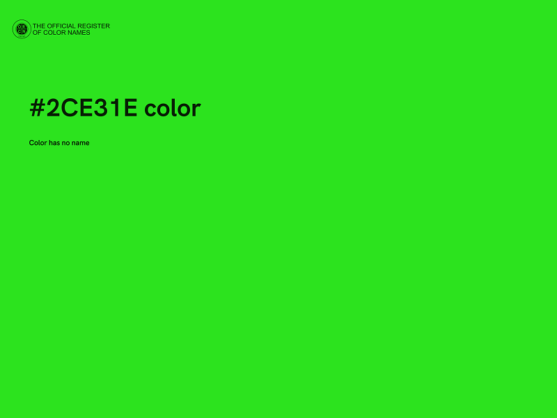 #2CE31E color image