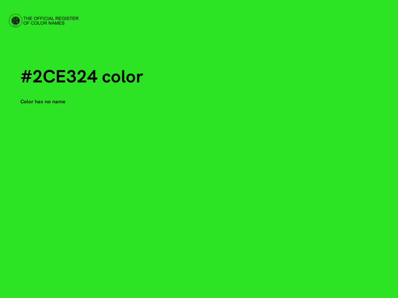 #2CE324 color image