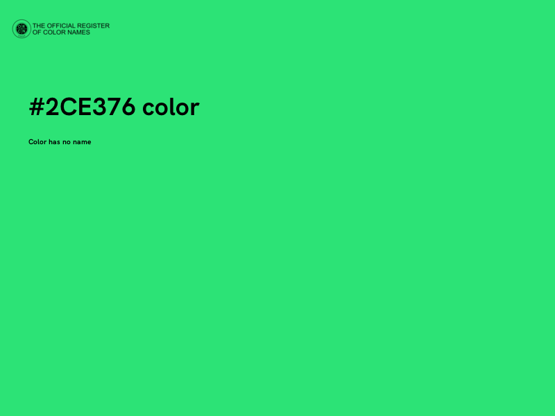 #2CE376 color image