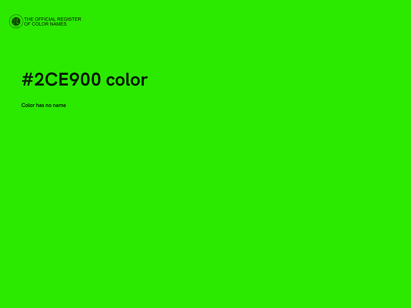 #2CE900 color image